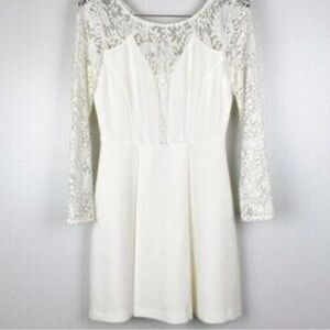 Gianni Bini Ivory Lace Dress
